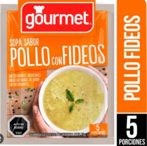 pollo con fideos